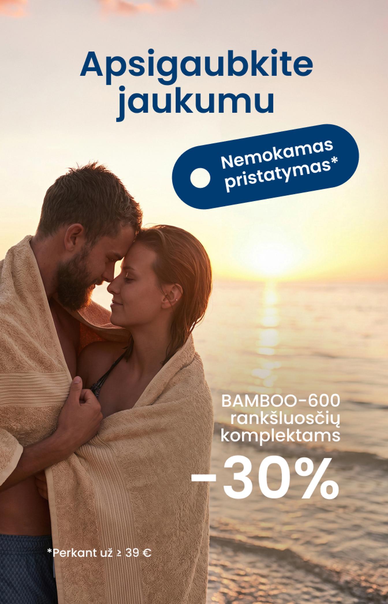 BAMBOO-600 rankšluosčių komplektams -30%\mobile