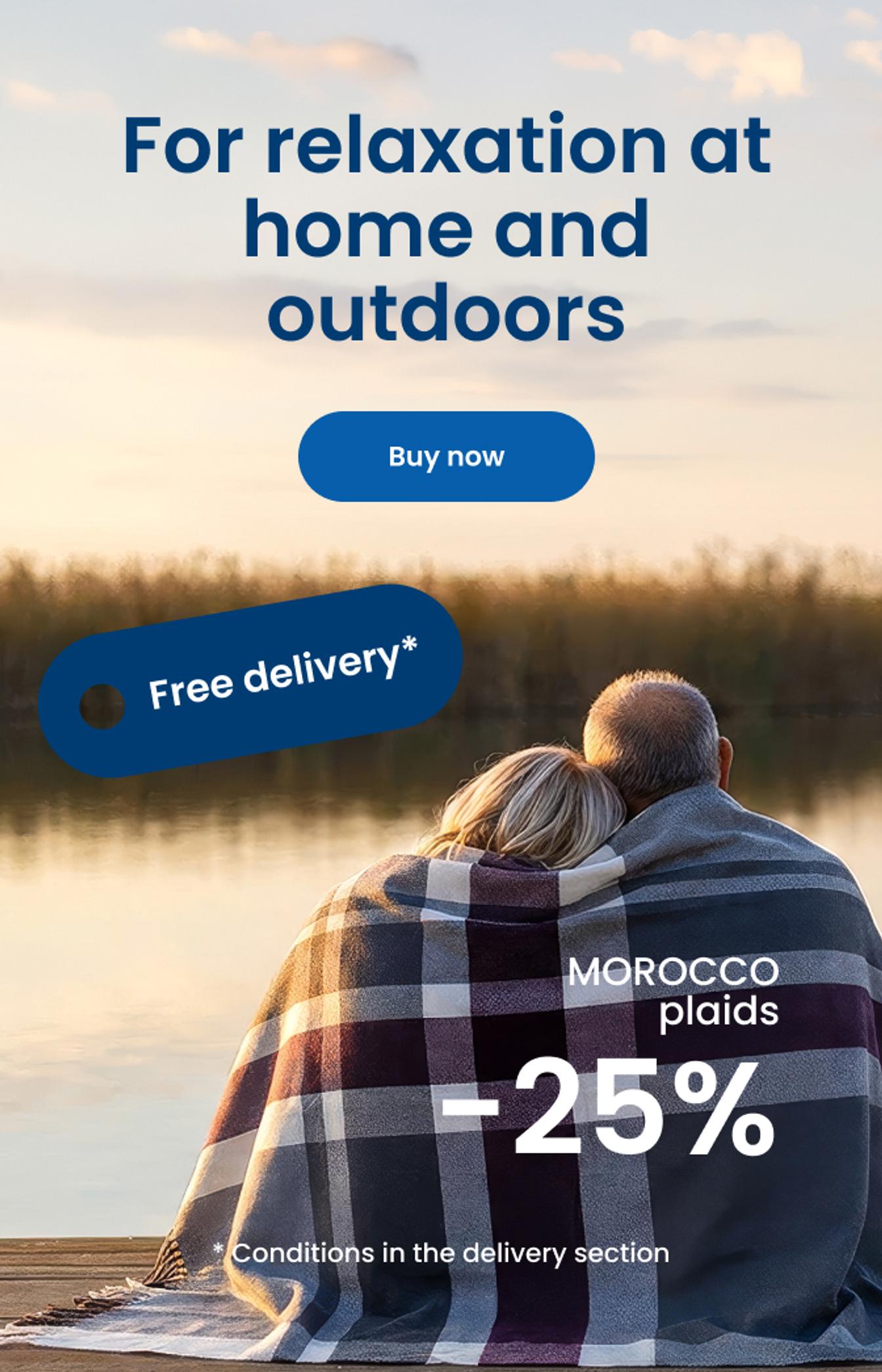 MOROCCO plaids 25% off\mobile