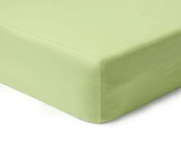Fitted sateen sheets 00-0017-SHADOW LIME
