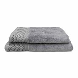 2 dalių rankšluosčių komplektas AURASOFT-600 T0195-GREY M18