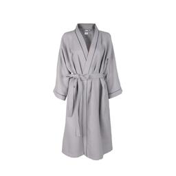 Chalatas BATHROBE WAFFLE CVC-250 LUX 250 BATHROBE KIMONO-LIGHT GREY
