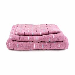 3 dalių rankšluosčių komplektas 550 ZERO TWIST T0207-DUSKY ROSE
