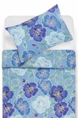 Drobės patalynės komplektas DAWN 20-1774-BLUE