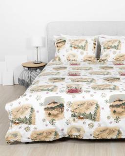 Flanelės patalynė BEATRIX 40-1563-BROWN