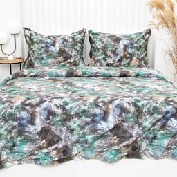 PREMIUM mako satino patalynė CALIANNA 40-1579-GREEN