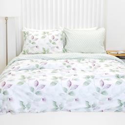 PREMIUM maco sateen bedding set CARO 40-1647/40-1648-SAGE